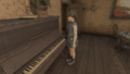 Uta at the piano