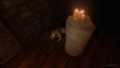Haruspex's corpse in a dream from the Pathologic 2 Alpha
