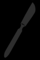 Scalpel icon in an early version of the autopsy screen