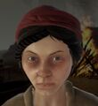 Shar Shuvuu's female model in dialogue from the 2016 Pathologic: The Marble Nest demo